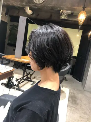 ショート 半個室サロン／韓国 ヘア‎Amiのヘアスタイル