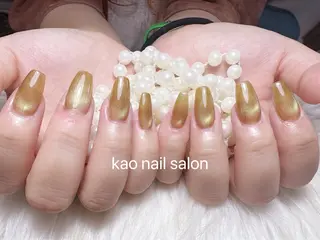 ネイル kao nail マグネット/長さだしのネイルデザイン