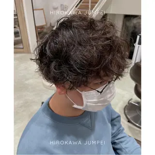 ミディアム 【メンズ特化】 廣川ジュンペイのヘアスタイル