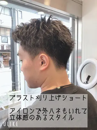 ショート ヘアアレンジ メンズ メンズパーマ特化/ メッシュ/薫/店長のヘアスタイル