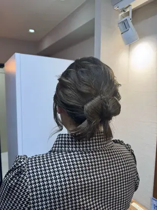 ミディアム ヘアアレンジ 🍓髪質改善特化 サロン/佐藤瑠奈🍓のヘアスタイル