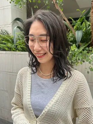ミディアム [Eurica] muaのヘアスタイル