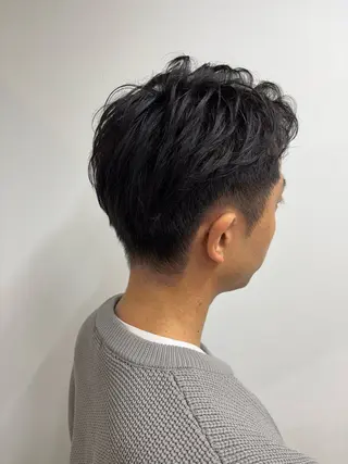パーマ メンズ 🦖透明感カラー 🦖三橋広空のヘアスタイル
