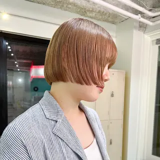 ショート カラー 朝が楽になるパーマ /ミリヤのヘアスタイル