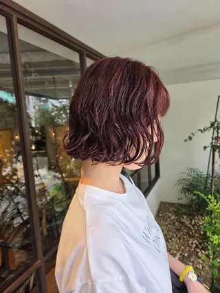 ショート カラー 韓国好き🇰🇷 美容師MIKUのヘアスタイル