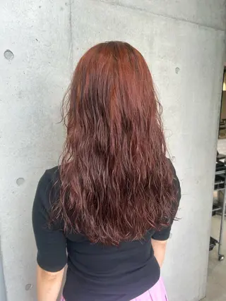 ロング カラー ヘアアレンジ ボブ艶モテカラー🫧 カリンのヘアスタイル