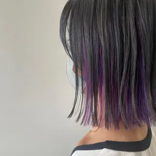 ミディアム カラー 西尾美容室libuR Ryokaのヘアスタイル
