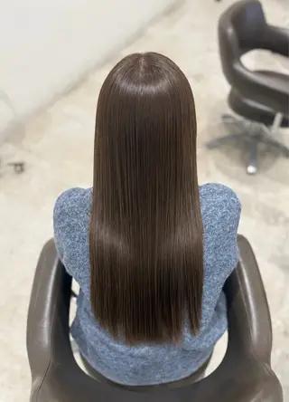 ロング カラー ヘアアレンジ HARBOR ゆづきのヘアスタイル
