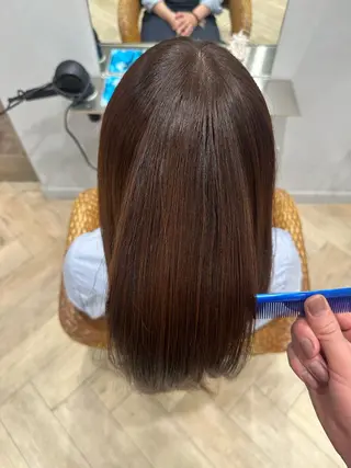 ロング カラー 菊池 諒平のヘアスタイル