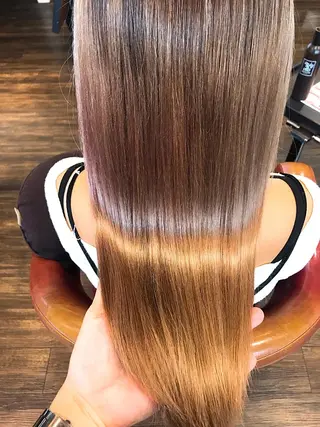 ロング 縮毛矯正/ 髪質改善 /ショート 圍 崇行のヘアスタイル