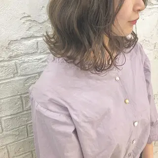 ミディアム 小顔カット/艶 カラー特化♡MIHOのヘアスタイル