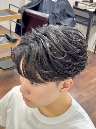 パーマ メンズ Rikito .のヘアスタイル