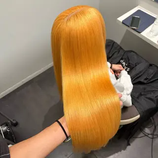ロング カラー 💫艶ハイトーン×髪 質改善💫リュウトのヘアスタイル