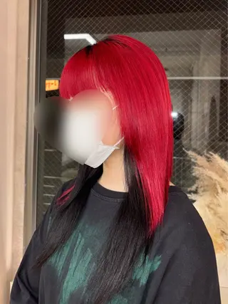 セミロング カラー XELM高崎 nearaのヘアスタイル