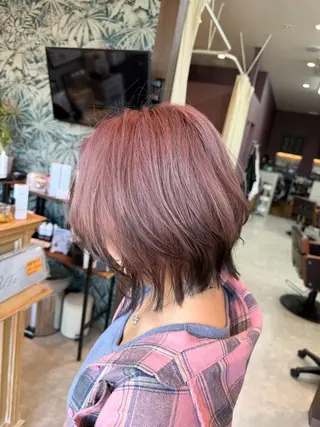 ミディアム カラー 吉田 剛のヘアスタイル