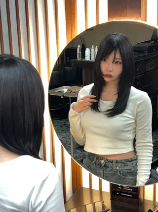 ロング 寺島 希乃佳のヘアスタイル