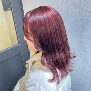 カラー 銀座:似合わせカラー オリーブ🫒アレンジのヘアスタイル