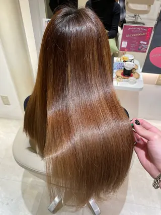 ロング 髪質改善・縮毛矯正 濱　泰賀のヘアスタイル