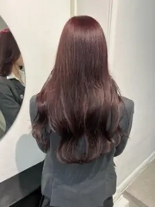 ロング カラー 渡邊 美優のヘアスタイル