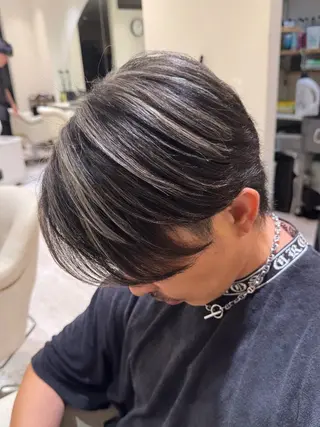 ショート カラー メンズ メンズ特化美容師 カラー専門ぺーターのヘアスタイル