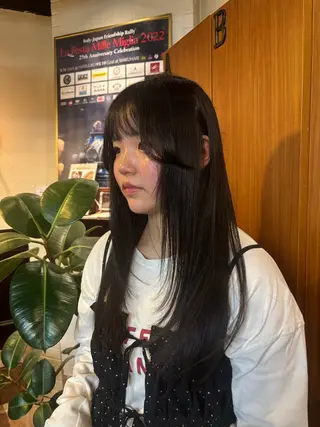 ロング 無料パーマモデル募集 /立川/ユウリのヘアスタイル