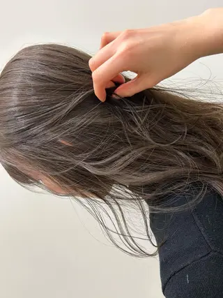 セミロング カラー 💛🤍U too e’s /店長🧸のヘアスタイル
