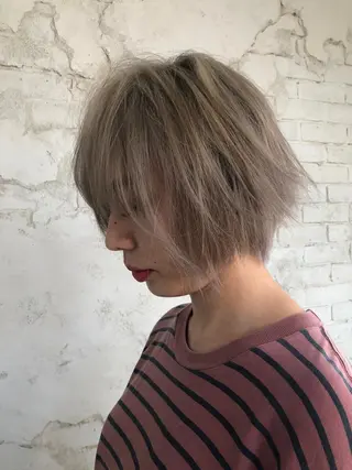 ショート カラー welring hair salonのヘアスタイル