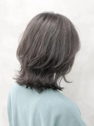 ミディアム ショート・ボブ 徳竹淳一のヘアスタイル