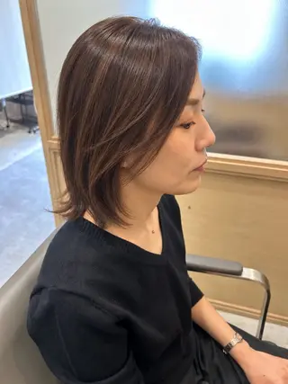 ミディアム 久木原 ゆりのヘアスタイル