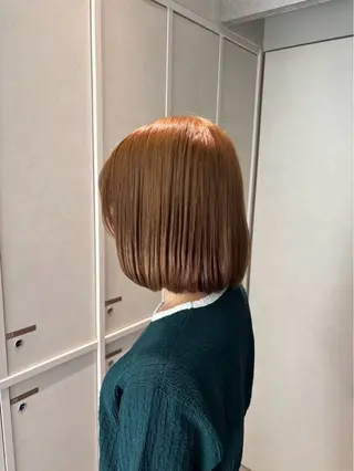 ミディアム カラー makita cocoroのヘアスタイル