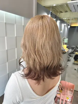 セミロング garden HAIR 優月のヘアスタイル