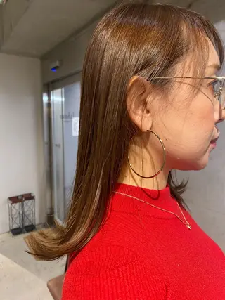 セミロング 海外風レイヤー🥥 NANAのヘアスタイル