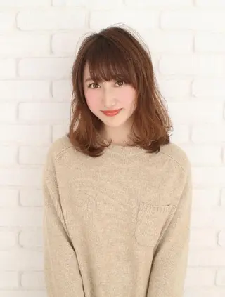 パーマ ミディアム SHU HA RI (シュハリ)のヘアスタイル