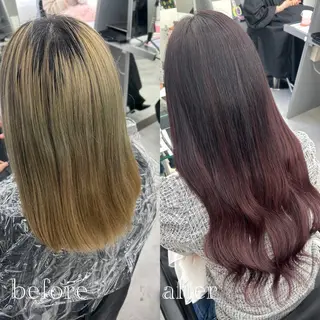 ロング エクステ|カラー| Futaba🎀♡のヘアスタイル