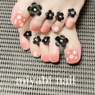 ネイル miyabi nail 桂川駅近くのネイルデザイン