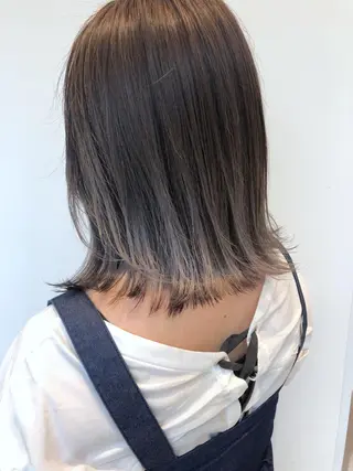 ミディアム カラー 酒井 敬之のヘアスタイル