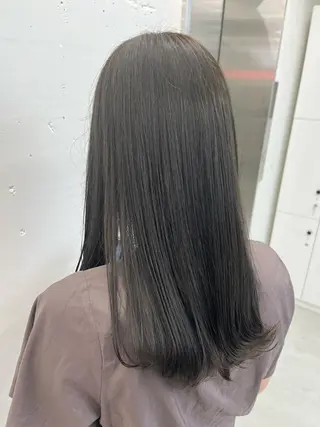 セミロング カラー 🫧‪Ameri🫧 Emma ecoleのヘアスタイル