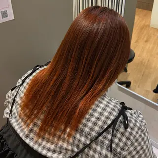 セミロング カラー The Ect心斎橋 ❤︎marina❤︎のヘアスタイル