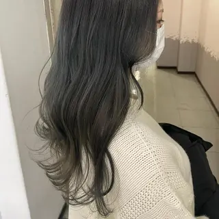 ミディアム カラー 吉村 夏椰のヘアスタイル