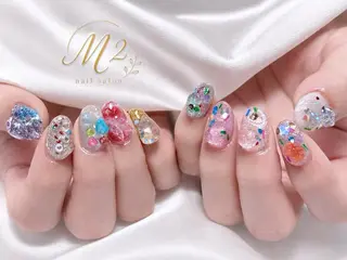 ネイル 長さだし専門店 M2 rikaのネイルデザイン