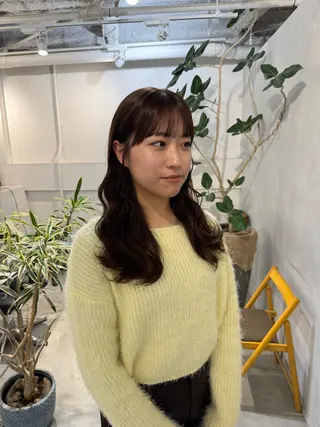 セミロング 100%可愛い顔周り 💓レイヤー/しずくのヘアスタイル