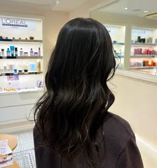 セミロング カラー 石山 海斗のヘアスタイル