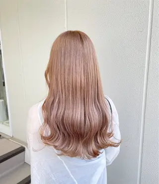 ロング カラー ヘアアレンジ 艶カラー✨縮毛矯正✨ 翁長孝輔のヘアスタイル