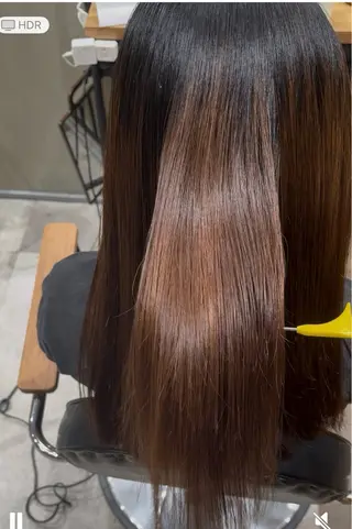ミディアム 赤み消し艶カラー🍒 髪質改善　KAIのヘアスタイル