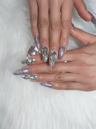ネイル ハッピーネイル 蘭のネイルデザイン