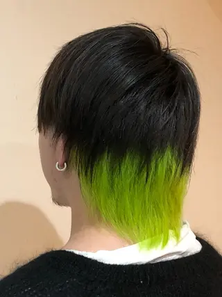 ミディアム カラー メンズ 早川 太貴のヘアスタイル