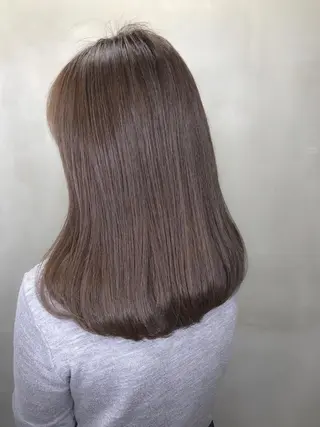 ミディアム カラー 【透明感、艶髪】西村 有司のヘアスタイル