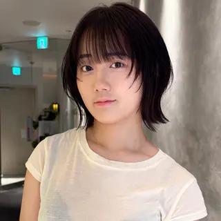 ショート モデル募集/山田蓮/ レイヤーボブのヘアスタイル