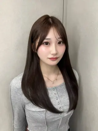 セミロング パーマ 🫧縮毛矯正🫧 髪質改善RIKU🫧のヘアスタイル
