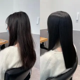 ミディアム カラー 髪質改善ヘアケア 艶髪特化/上田のヘアスタイル